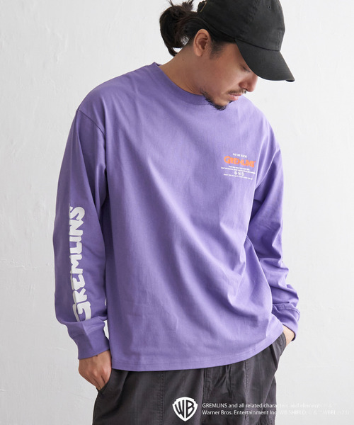 VENCEEXCHANGE(ヴァンスエクスチェンジ)の「GREMLINS グレムリン 袖プリントロンT(Tシャツ/カットソー・メンズ・パープル系/ブラック/イエロー/ホワイト・L/M)」の17枚目の写真