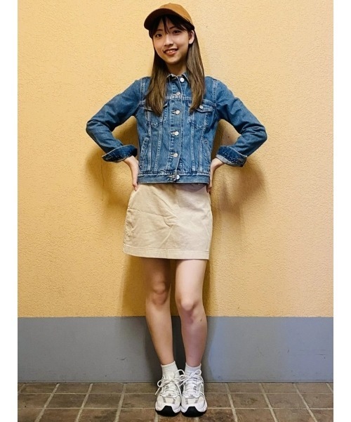 GAP（ギャップ）の「ウォッシュウェル アイコン デニムジャケット（デニムジャケット・レディース・ライトインディゴブルー・L/XS/S/M/XXS）」の11枚目の写真