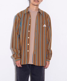GEVACO | 【GEVACO/ゲバコ】ピーチ起毛マルチストライプレギュラーシャツ(シャツ/ブラウス)