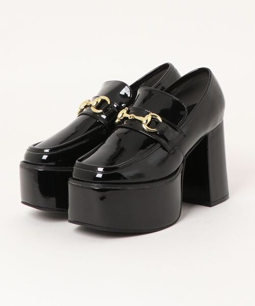 Parade（パレード）の「【厚底】チャンキーヒールビットローファー　132-WK【Parade】（ローファー・レディース・ブラック/ホワイト系その他/ブラック系その他・S/M/L/LL）」の3枚目の写真