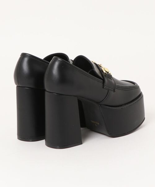 Parade（パレード）の「【厚底】チャンキーヒールビットローファー　132-WK【Parade】（ローファー・レディース・ブラック/ホワイト系その他/ブラック系その他・S/M/L/LL）」の4枚目の写真