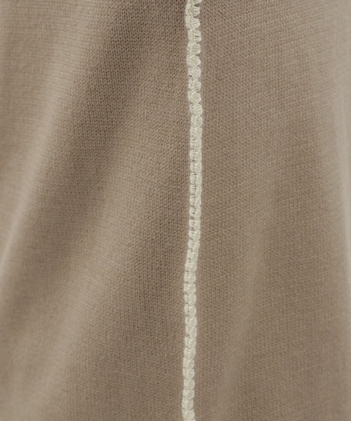 LAKOLE（ラコレ）の「ブランケットステッチクループルオーバー / 970617（ニット/セーター・メンズ・アイボリー/ブラック/オレンジ/グレイッシュベージュ/ネイビー・LARGE/MEDIUM/X-LARGE）」の19枚目の写真