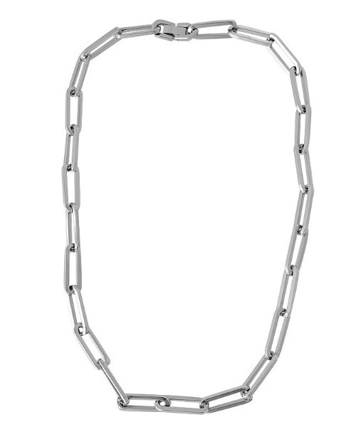 ALL RUNS（オールランズ）の「スクエアチェーンネックレス（ネックレス・メンズ・シルバー・FREE）」の8枚目の写真