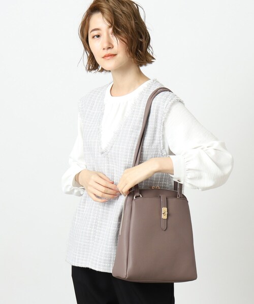 grove（グローブ）の「◆ベルトポケ2WAYリュック（バックパック/リュック・レディース・ライトグレー/ダークグレー/ブラック・00）」の10枚目の写真