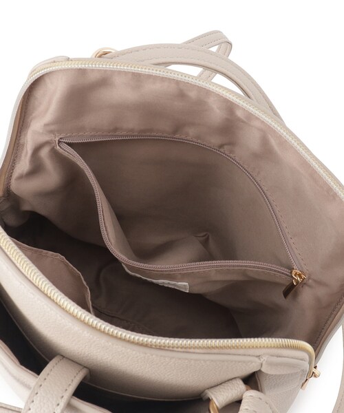 grove（グローブ）の「◆ベルトポケ2WAYリュック（バックパック/リュック・レディース・ライトグレー/ダークグレー/ブラック・00）」の21枚目の写真