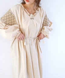 Crisp | 刺繍タッセルスモックワンピース(ワンピース)