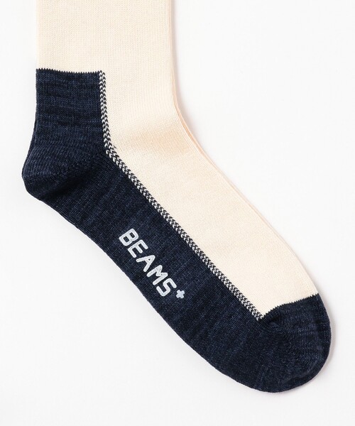 BEAMS PLUS(ビームスプラス)の「BEAMS PLUS / ブーツ ソックス(ソックス/靴下・メンズ・オフホワイト/ライトグレー/イエロー系その他6・ONE SIZE)」の9枚目の写真