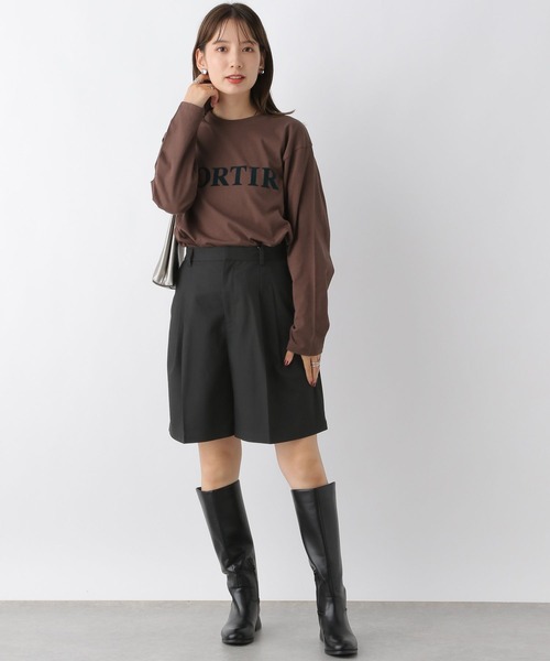 LEPSIM（レプシィム）の「TRタックハーフパンツ　904144（その他パンツ・レディース・グレー/ブラウン/ブラック・MEDIUM/LARGE）」の11枚目の写真