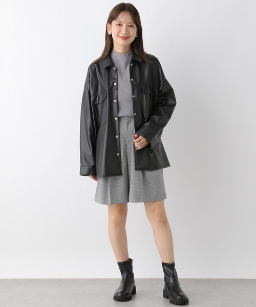 LEPSIM（レプシィム）の「TRタックハーフパンツ　904144（その他パンツ・レディース・グレー/ブラウン/ブラック・MEDIUM/LARGE）」の14枚目の写真