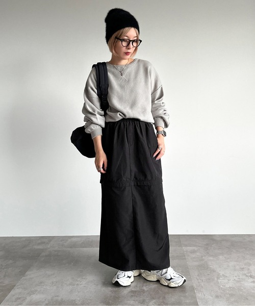apres jour mignon（アプレジュールミニョン）の「アソート2WAYカーゴスカート【ZOZOTOWN限定アイテム】（スカート・レディース・グリーン系その他/グレー/ブラック・X-LARGE/MEDIUM/SMALL）」の7枚目の写真