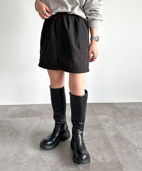 apres jour mignon（アプレジュールミニョン）の「アソート2WAYカーゴスカート【ZOZOTOWN限定アイテム】（スカート・レディース・グリーン系その他/グレー/ブラック・X-LARGE/MEDIUM/SMALL）」の11枚目の写真