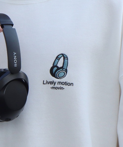 ILL'S（イルズ）の「イラストバックプリント / ワンポイント刺繍 ビッグシルエット プルオーバースウェット カットソー ユニセックス【ILL'S】（スウェット・メンズ・グレー系その他/ブラック/グレー系2/グレー系3/ブルー/ブラック系その他/杢グレー/ホワイト系その他2/ブルー系その他/グレー系その他2/グレー系その他3/グリーン系その他2/グリーン系その他3/ホワイト/ホワイト系その他/ホワイト系その他3・M/L/XL）」の22枚目の写真