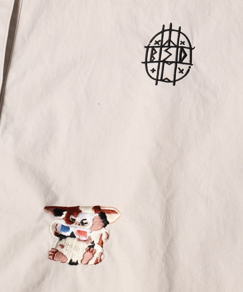 BEDSIDEDRAMA(ベットサイドドラマ)の「Omnibus Horror Shirts(シャツワンピース・レディース・アイボリー/ブラック・1)」の15枚目の写真