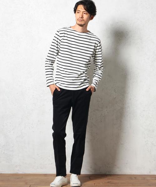 green label relaxing(グリーンレーベルリラクシング)の「□STRC/CORD SLIM NOP パンツ◆(スラックス・メンズ・ブラウン/ネイビー・SMALL/MEDIUM/LARGE/X-LARGE)」の6枚目の写真