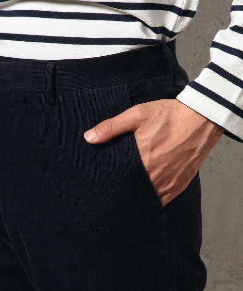 green label relaxing(グリーンレーベルリラクシング)の「□STRC/CORD SLIM NOP パンツ◆(スラックス・メンズ・ブラウン/ネイビー・SMALL/MEDIUM/LARGE/X-LARGE)」の8枚目の写真