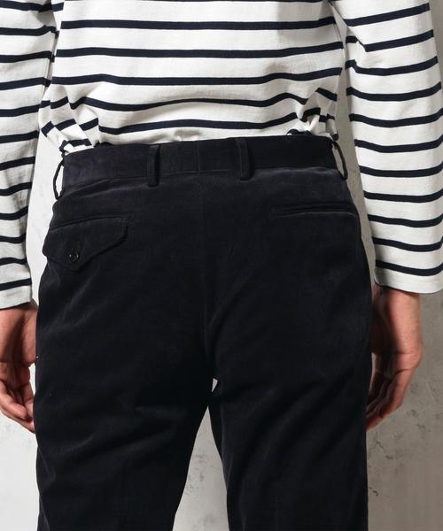 green label relaxing(グリーンレーベルリラクシング)の「□STRC/CORD SLIM NOP パンツ◆(スラックス・メンズ・ブラウン/ネイビー・SMALL/MEDIUM/LARGE/X-LARGE)」の9枚目の写真
