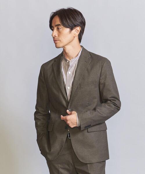 BEAUTY&YOUTH UNITED ARROWS(ビューティーアンドユースユナイテッドアローズ)の「シン モールスキン 2ボタン ジャケット ‐セットアップ対応‐(テーラードジャケット・メンズ・オリーブ/ロイヤルブルー・XL/L/S/M)」の3枚目の写真