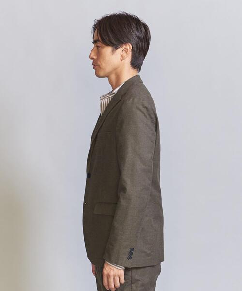 BEAUTY&YOUTH UNITED ARROWS(ビューティーアンドユースユナイテッドアローズ)の「シン モールスキン 2ボタン ジャケット ‐セットアップ対応‐(テーラードジャケット・メンズ・オリーブ/ロイヤルブルー・XL/L/S/M)」の12枚目の写真