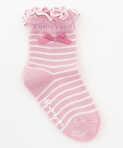 組曲（クミキョク）の「【13-24cm】3足セット ソックス（ソックス/靴下・キッズ・ピンク系/ネイビー系・SMALL/LL/MEDIUM/LARGE）」の5枚目の写真