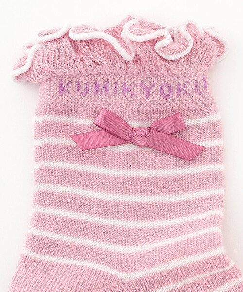 組曲（クミキョク）の「【13-24cm】3足セット ソックス（ソックス/靴下・キッズ・ピンク系/ネイビー系・SMALL/LL/MEDIUM/LARGE）」の6枚目の写真