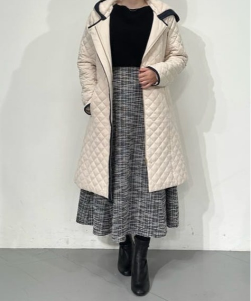 ketty（ケティ）の「【選べる2丈 S/Mサイズシリーズ】カットツィードフレアスカート ≪手洗い可能≫（スカート・レディース・ブラック系その他/ピンク/ブラック/ベージュ/ベージュ系その他/ピンク系その他・S/M）」の18枚目の写真