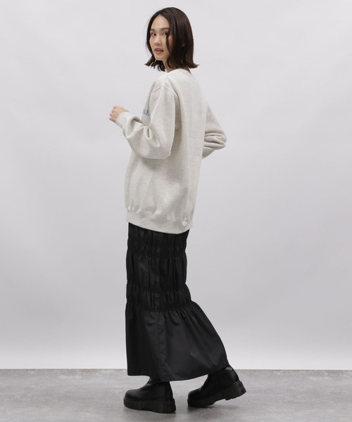 LAKOLE（ラコレ）の「フロッキーP/BIGスウェットプルオーバー / 988627（スウェット・レディース・ライトブルー/オートミール/ヘザーグレー/ネイビー・MEDIUM/SMALL）」の9枚目の写真