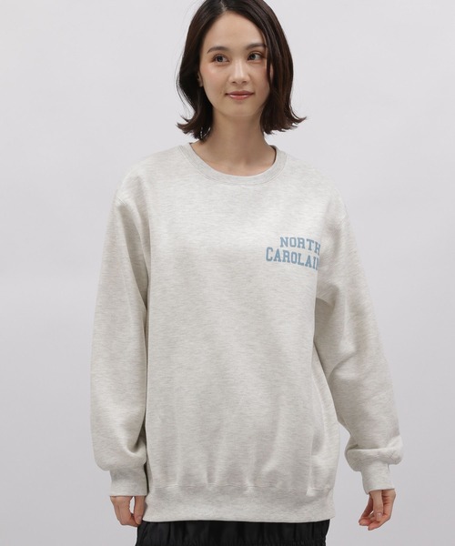 LAKOLE（ラコレ）の「フロッキーP/BIGスウェットプルオーバー / 988627（スウェット・レディース・ライトブルー/オートミール/ヘザーグレー/ネイビー・MEDIUM/SMALL）」の11枚目の写真