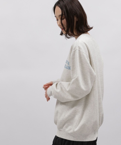 LAKOLE（ラコレ）の「フロッキーP/BIGスウェットプルオーバー / 988627（スウェット・レディース・ライトブルー/オートミール/ヘザーグレー/ネイビー・MEDIUM/SMALL）」の12枚目の写真