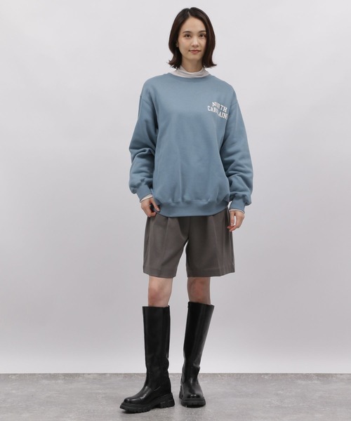 LAKOLE（ラコレ）の「フロッキーP/BIGスウェットプルオーバー / 988627（スウェット・レディース・ライトブルー/オートミール/ヘザーグレー/ネイビー・MEDIUM/SMALL）」の14枚目の写真