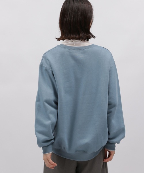 LAKOLE（ラコレ）の「フロッキーP/BIGスウェットプルオーバー / 988627（スウェット・レディース・ライトブルー/オートミール/ヘザーグレー/ネイビー・MEDIUM/SMALL）」の16枚目の写真