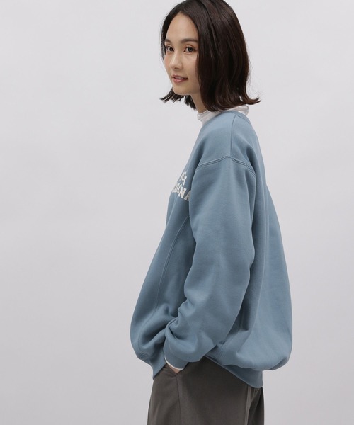 LAKOLE（ラコレ）の「フロッキーP/BIGスウェットプルオーバー / 988627（スウェット・レディース・ライトブルー/オートミール/ヘザーグレー/ネイビー・MEDIUM/SMALL）」の17枚目の写真