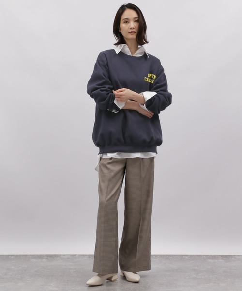 LAKOLE（ラコレ）の「フロッキーP/BIGスウェットプルオーバー / 988627（スウェット・レディース・ライトブルー/オートミール/ヘザーグレー/ネイビー・MEDIUM/SMALL）」の18枚目の写真