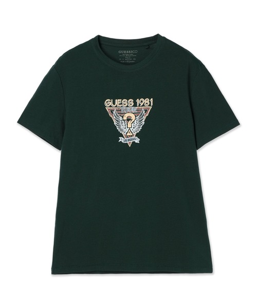 Guess(ゲス)の「Wings Logo Tee(Tシャツ/カットソー・メンズ・ホワイト/グリーン・LARGE/MEDIUM/SMALL/X-LARGE)」の6枚目の写真