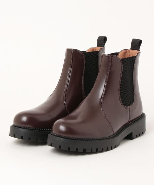 Parade(パレード)の「【厚底】トラックソールサイドゴアブーツ 3432(ブーツ・レディース・ブラウン/ブラック・S/L/M/LL)」の2枚目の写真