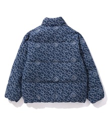 A BATHING APE（アベイシングエイプ）の「DENIM MONOGRAM PUFFER