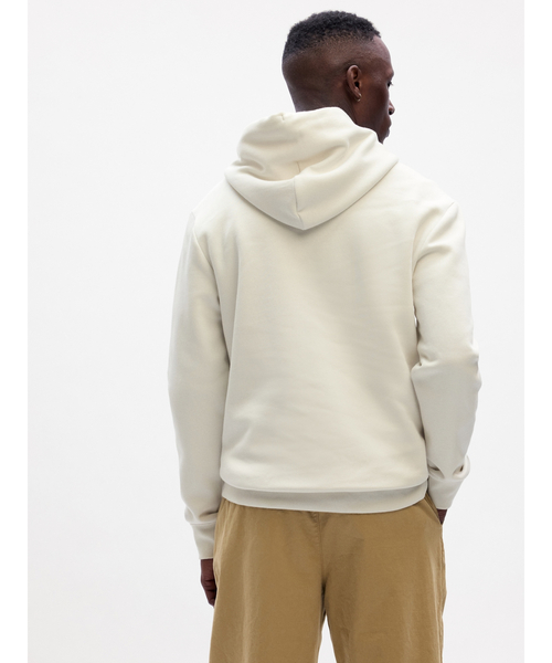 GAP(ギャップ)の「GAPテクスチャーアーチロゴ パーカー(ユニセックス)(パーカー・メンズ・ネイビー/ブラウン/ホワイト系その他・L/XL/M/XS/S)」の4枚目の写真