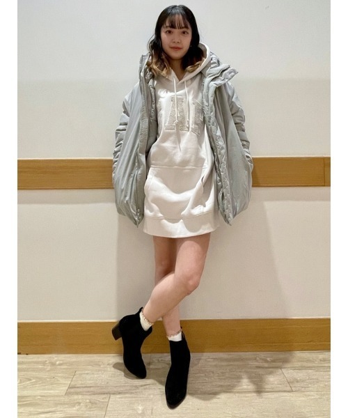 GAP(ギャップ)の「GAPテクスチャーアーチロゴ パーカー(ユニセックス)(パーカー・メンズ・ネイビー/ブラウン/ホワイト系その他・L/XL/M/XS/S)」の15枚目の写真