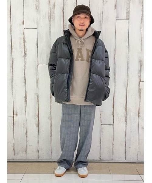 GAP(ギャップ)の「GAPテクスチャーアーチロゴ パーカー(ユニセックス)(パーカー・メンズ・ネイビー/ブラウン/ホワイト系その他・L/XL/M/XS/S)」の17枚目の写真
