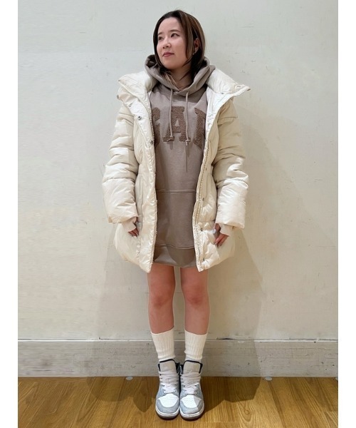 GAP(ギャップ)の「GAPテクスチャーアーチロゴ パーカー(ユニセックス)(パーカー・メンズ・ネイビー/ブラウン/ホワイト系その他・L/XL/M/XS/S)」の18枚目の写真