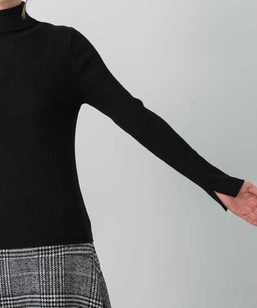 URBAN RESEARCH ROSSO WOMEN(アーバンリサーチ ロッソ)の「ウォッシャブルコンパクトリブタートル(ニット/セーター・レディース・オフホワイト/モカ/ブラック/オレンジ・FREE)」の21枚目の写真