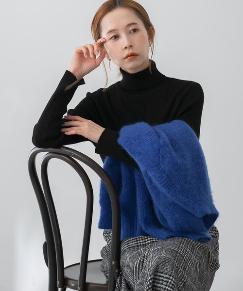 URBAN RESEARCH ROSSO - 新品 ROSSO ボリュームスリーブタートルニット URBAN RESEARCH ROSSO アーバンリサーチ ロッソ ボリューム