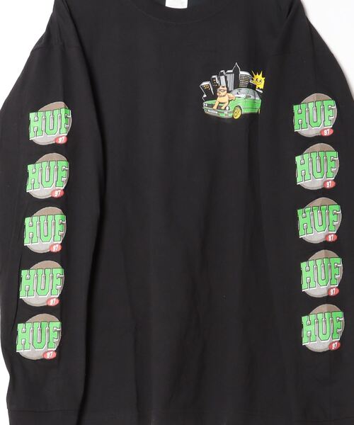 【セール】【HUF】ハフ 40HUF 97 L/S TEE 長袖 ロングスリーブ Tシャツ TS02006（Tシャツ/カットソー）｜HUF（ハフ）