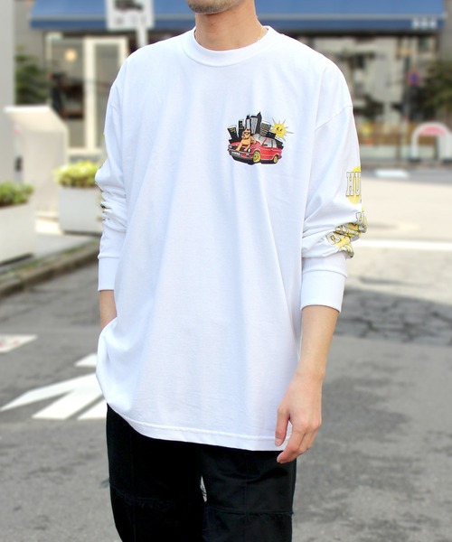 【セール】【HUF】ハフ 40HUF 97 L/S TEE 長袖 ロングスリーブ Tシャツ TS02006（Tシャツ/カットソー）｜HUF（ハフ）