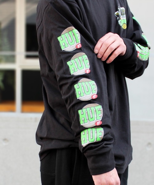 【セール】【HUF】ハフ 40HUF 97 L/S TEE 長袖 ロングスリーブ Tシャツ TS02006（Tシャツ/カットソー）｜HUF（ハフ）