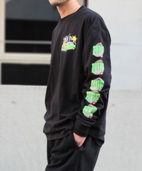 【セール】【HUF】ハフ 40HUF 97 L/S TEE 長袖 ロングスリーブ Tシャツ TS02006（Tシャツ/カットソー）｜HUF（ハフ）