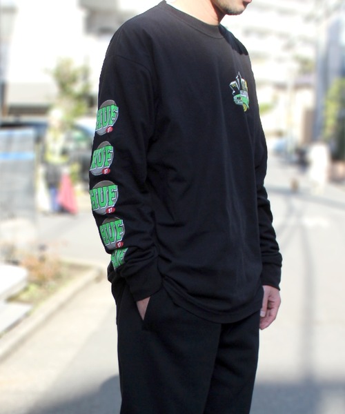 【セール】【HUF】ハフ 40HUF 97 L/S TEE 長袖 ロングスリーブ Tシャツ TS02006（Tシャツ/カットソー）｜HUF（ハフ）