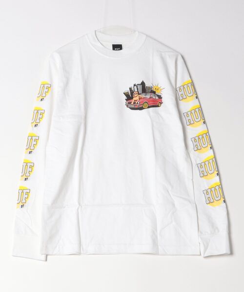 【セール】【HUF】ハフ 40HUF 97 L/S TEE 長袖 ロングスリーブ Tシャツ TS02006（Tシャツ/カットソー）｜HUF（ハフ）