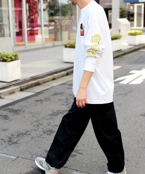 【セール】【HUF】ハフ 40HUF 97 L/S TEE 長袖 ロングスリーブ Tシャツ TS02006（Tシャツ/カットソー）｜HUF（ハフ）