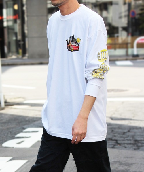 【セール】【HUF】ハフ 40HUF 97 L/S TEE 長袖 ロングスリーブ Tシャツ TS02006（Tシャツ/カットソー）｜HUF（ハフ）