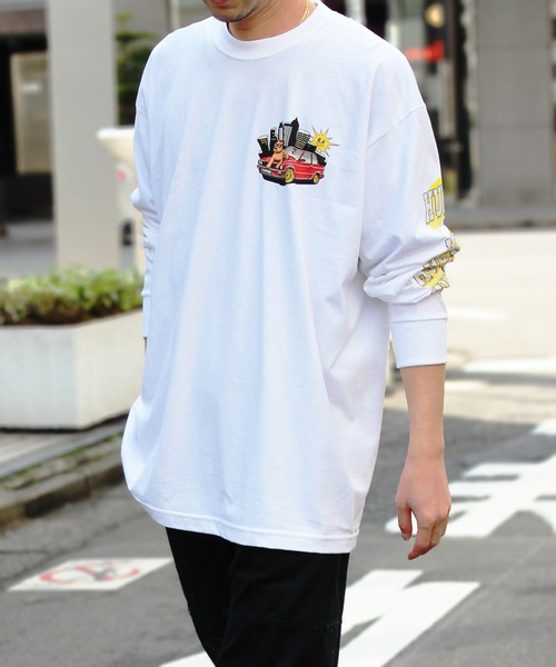 【セール】【HUF】ハフ 40HUF 97 L/S TEE 長袖 ロングスリーブ Tシャツ TS02006（Tシャツ/カットソー）｜HUF（ハフ）